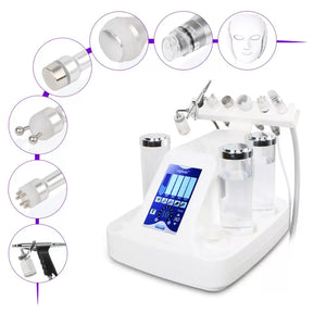 Hydra Dermabrasion + Oxygen Spray + BIO + Ultrasonic + RF + LED Photon Mask