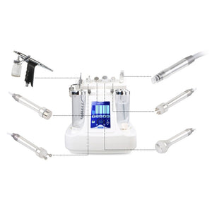 Hydra Dermabrasion + Oxygen Spray + BIO + Ultrasonic + RF + LED Photon Mask