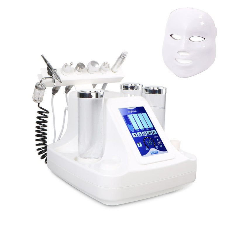 Hydra Dermabrasion + Oxygen Spray + BIO + Ultrasonic + RF + LED Photon Mask