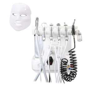 Hydra Dermabrasion + Oxygen Spray + BIO + Ultrasonic + RF + LED Photon Mask