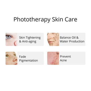 LED Photon Facial & Neck Mask Photodynamic Therapy PDT Skin Rejuvenation - 7 Colors