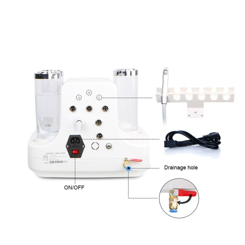 Hydra Dermabrasion + Oxygen Spray + BIO + Ultrasonic + RF + LED Photon Mask