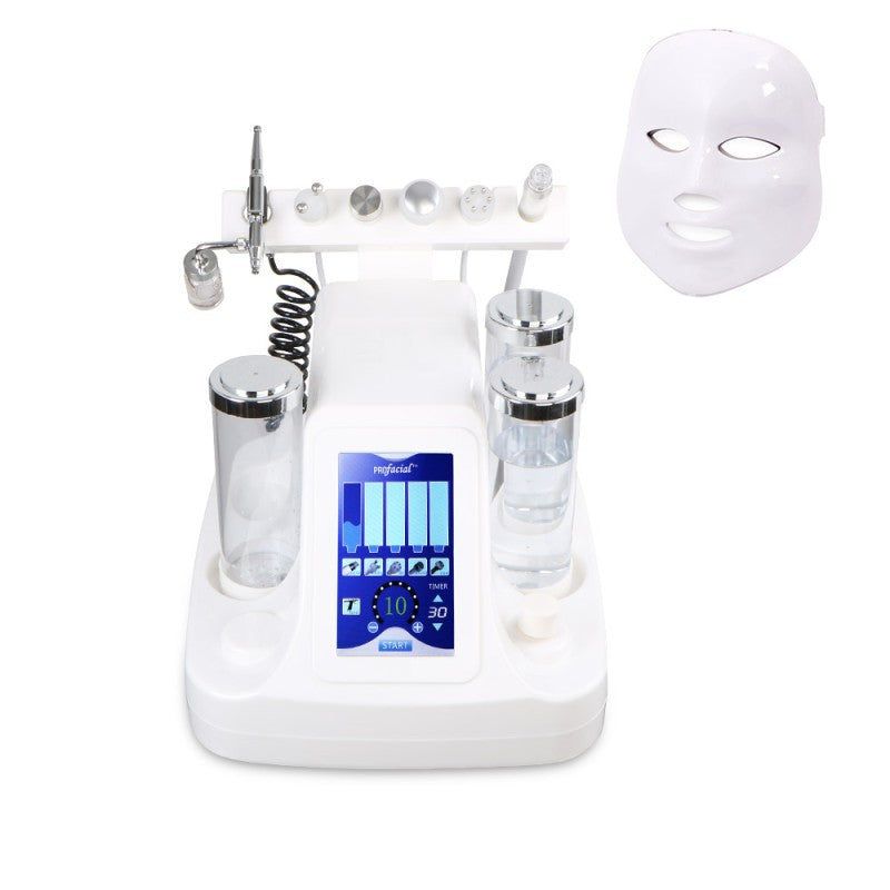 Hydra Dermabrasion + Oxygen Spray + BIO + Ultrasonic + RF + LED Photon Mask