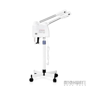 Pro Hot & Cold Ozone Vaporizer Facial Steamer Skin Rejuvenation Beauty Machine