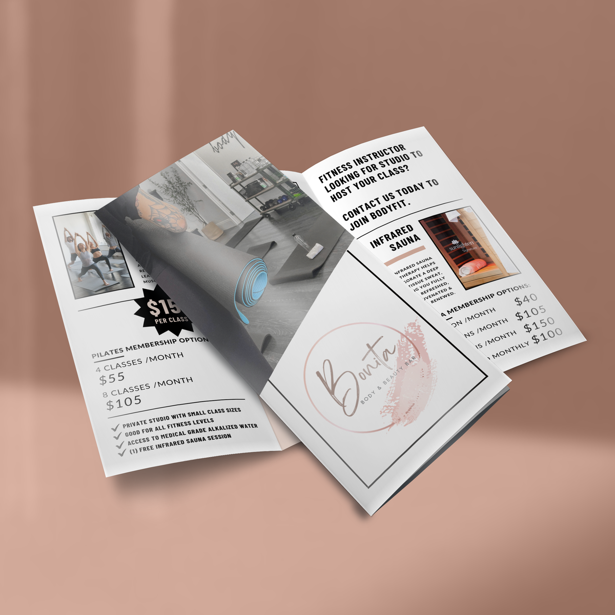 Trifold Brochure Gloss Finish – Body Contouring & More