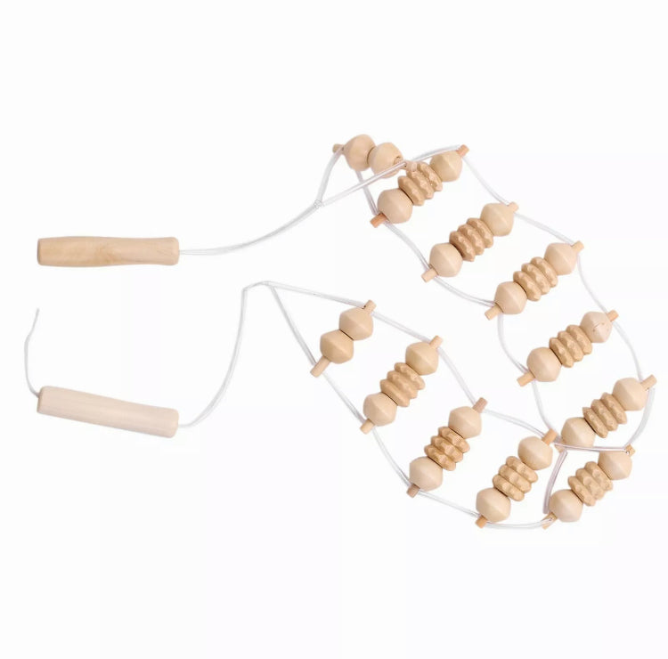 Wood Therapy Massage Roller Rope